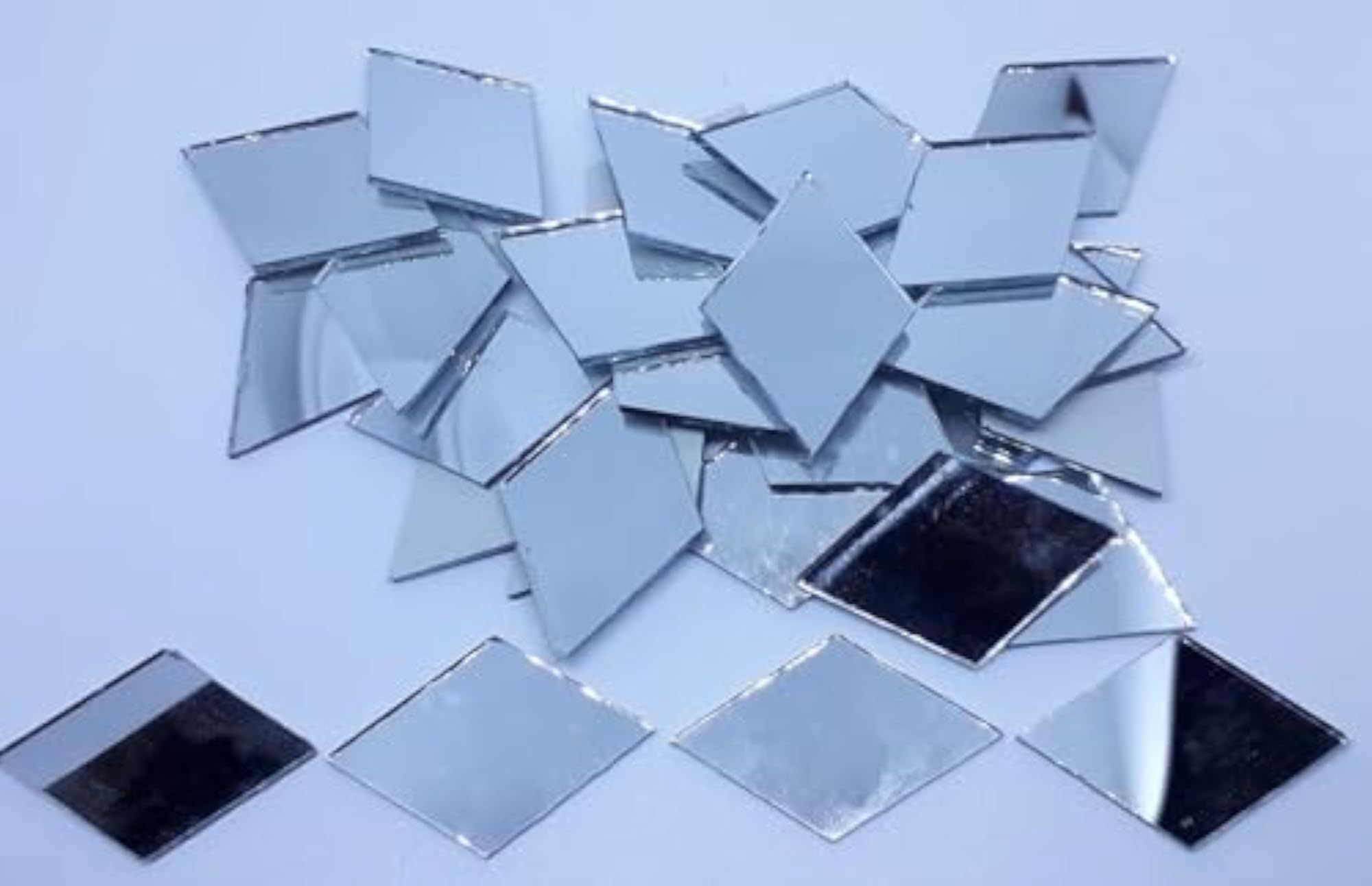 Diamond Shaped Decorative Mirrors for DIY Craft Works